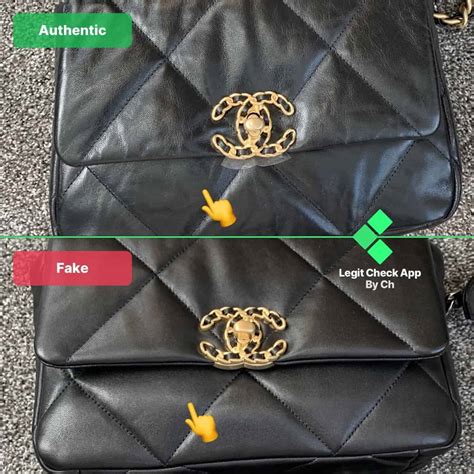 how to spot fake chanel 19|chanel 19 bag real.